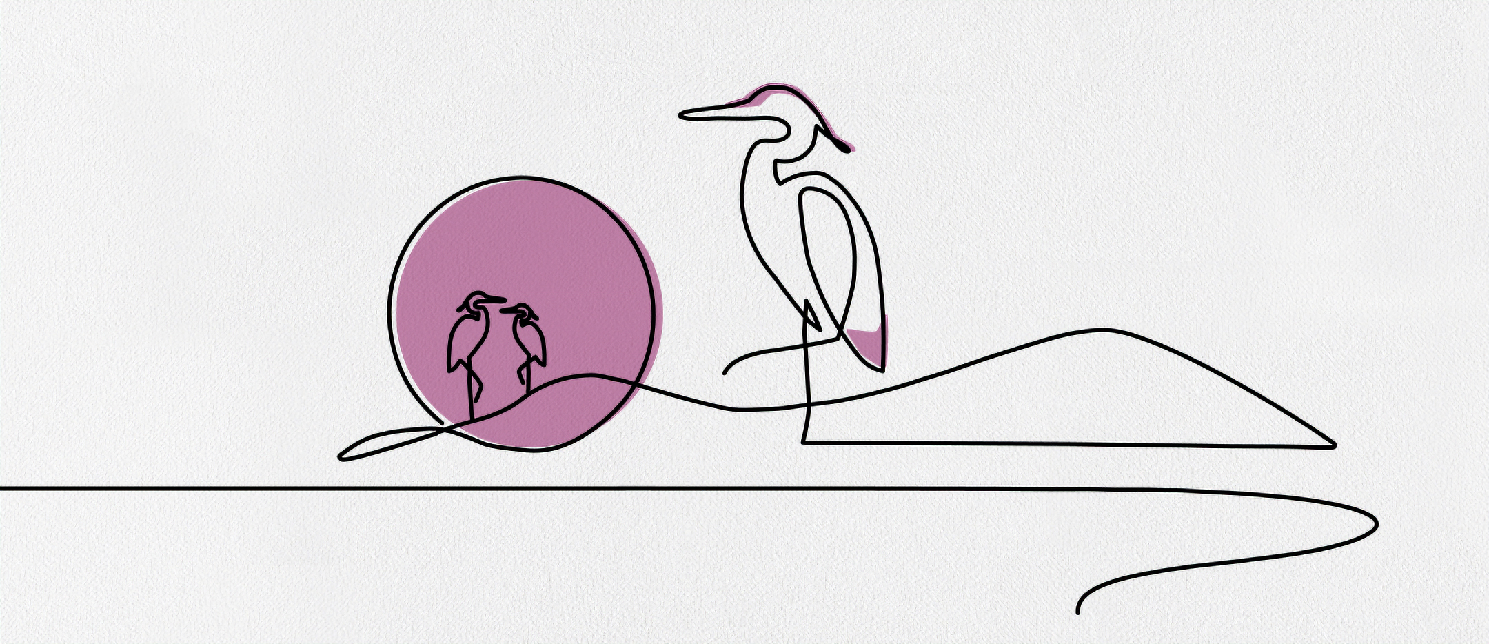 Heron looking to the future